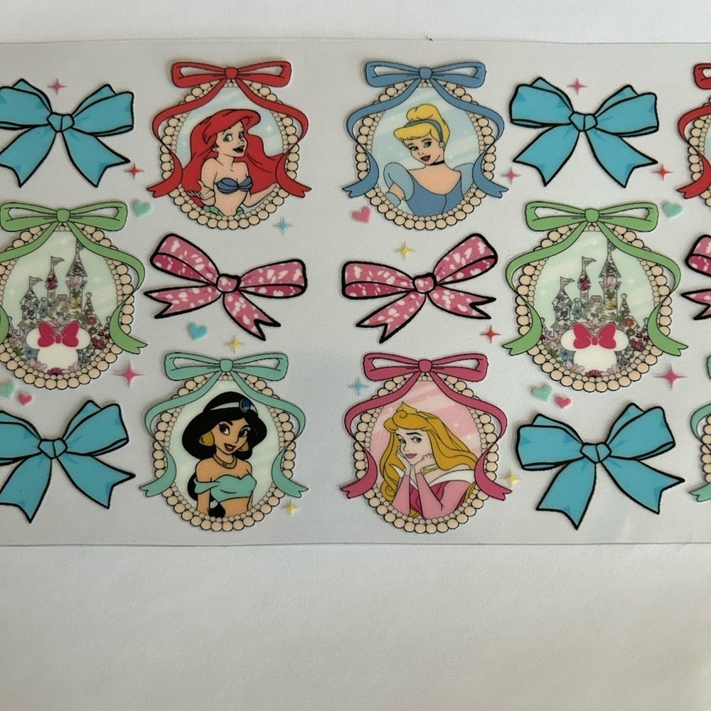 Disney Princesses Cup Decal 168